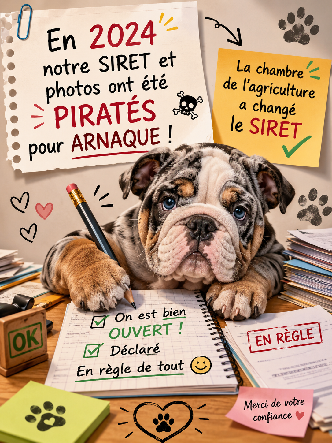 Élevage bulldog anglais aux couleurs exotiques, déclaré, avec Siret , en règle de tout | Chivalrous Bulls